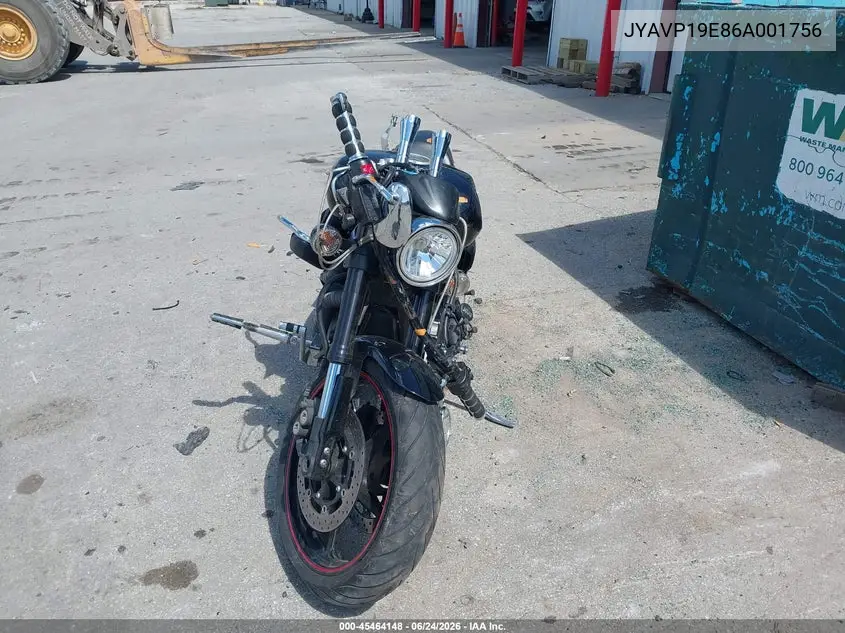 2006 Yamaha Xv1700 Pc VIN: JYAVP19E86A001756 Lot: 45464148