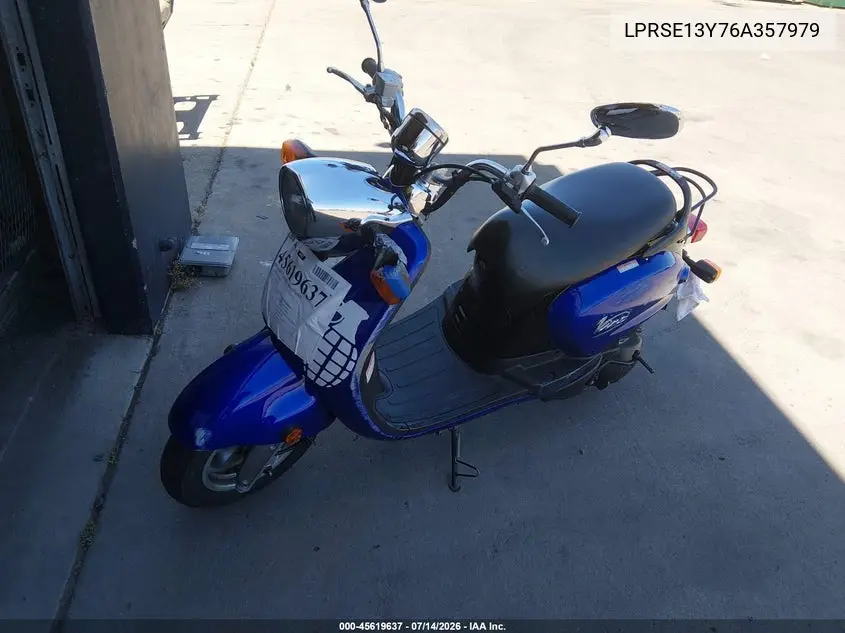 2006 Yamaha Yj125 VIN: LPRSE13Y76A357979 Lot: 45619637