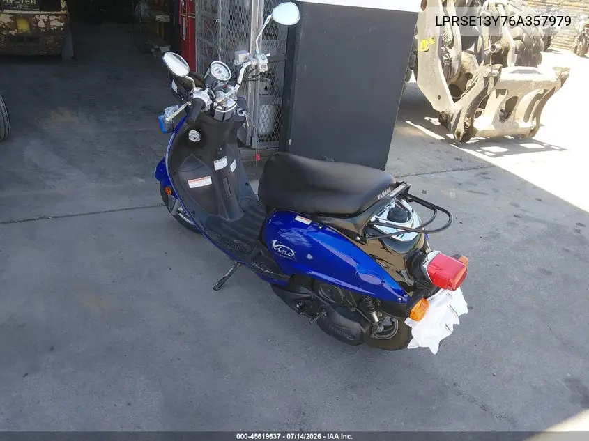2006 Yamaha Yj125 VIN: LPRSE13Y76A357979 Lot: 45619637
