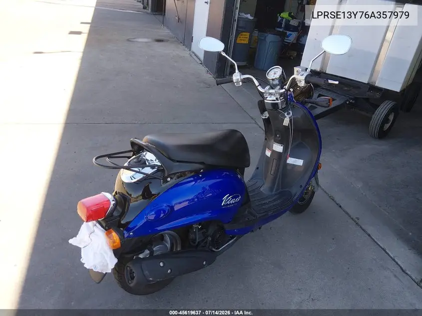 2006 Yamaha Yj125 VIN: LPRSE13Y76A357979 Lot: 45619637