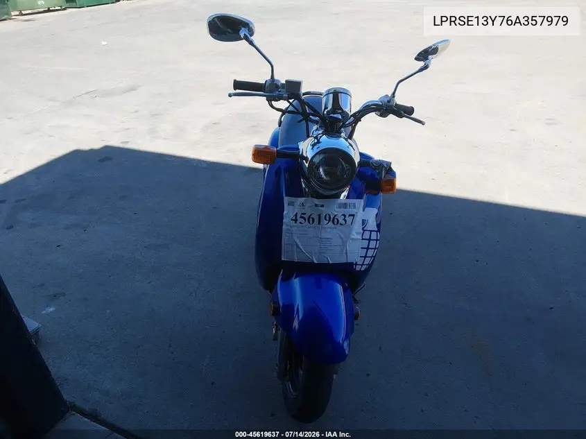2006 Yamaha Yj125 VIN: LPRSE13Y76A357979 Lot: 45619637