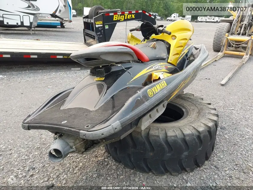 2007 Yamaha Gp 1300R VIN: 00000YAMA3878D707 Lot: 45612091
