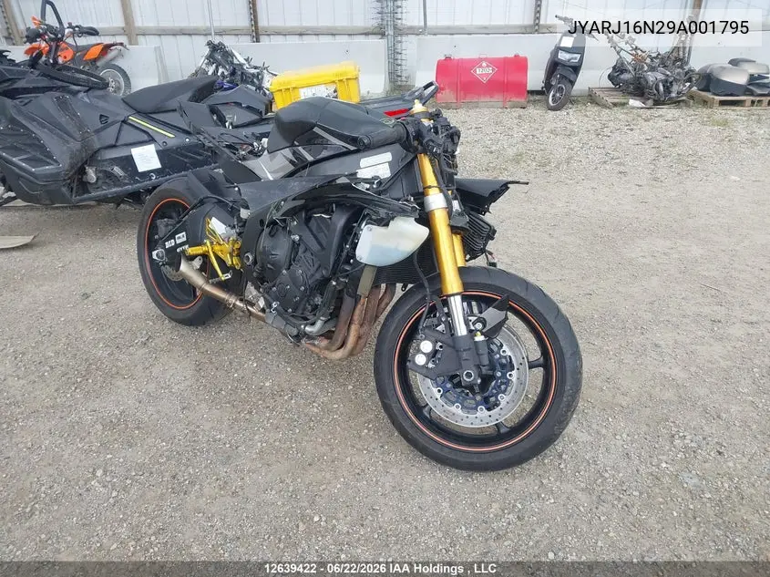 2009 Yamaha Yzfr6 VIN: JYARJ16N29A001795 Lot: 12639422