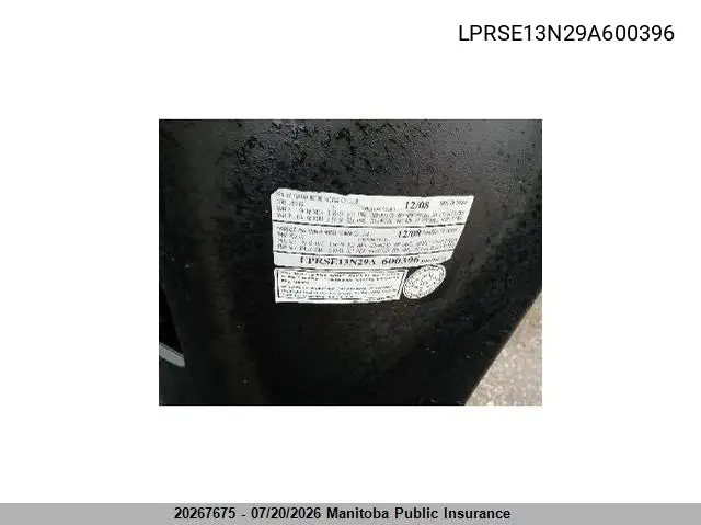 2009 Yamaha Xc125 VIN: LPRSE13N29A600396 Lot: 20267675