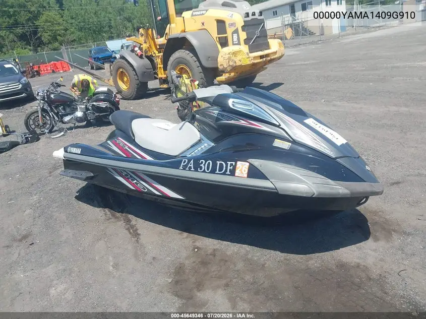 2010 Yamaha Fx-Cruiser Sho VIN: 00000YAMA1409G910 Lot: 45649346