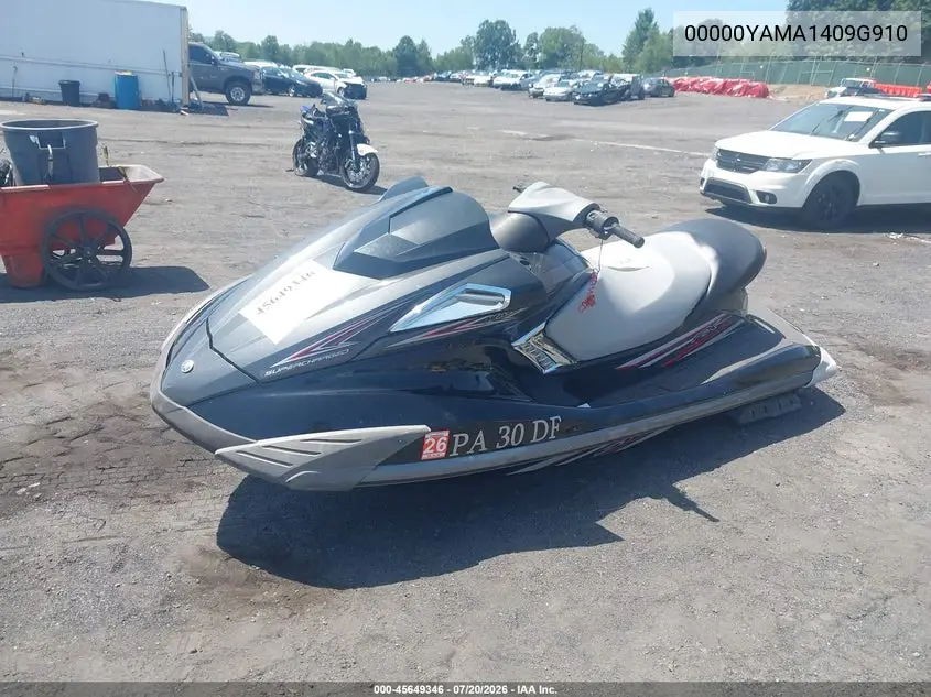 2010 Yamaha Fx-Cruiser Sho VIN: 00000YAMA1409G910 Lot: 45649346