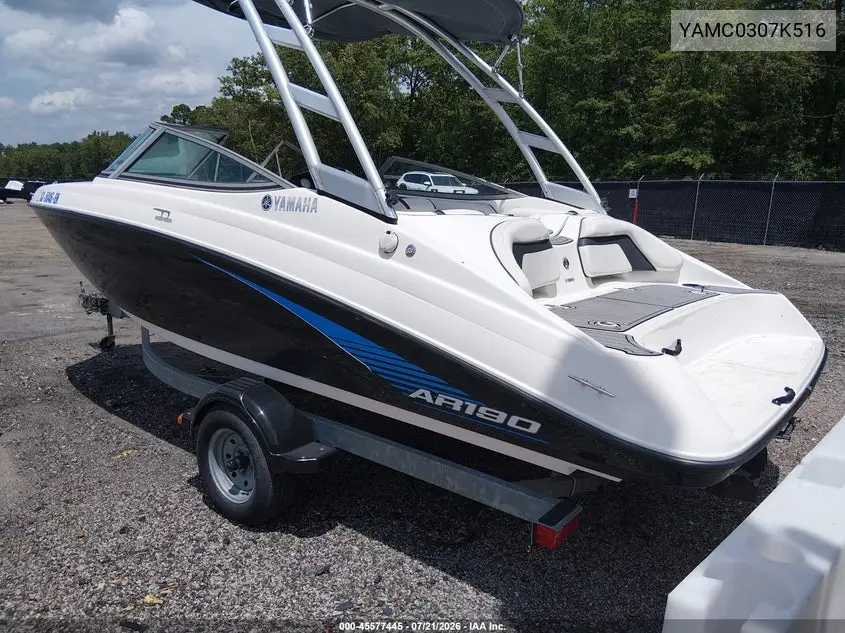 2016 Yamaha Other VIN: YAMC0307K516 Lot: 45577445