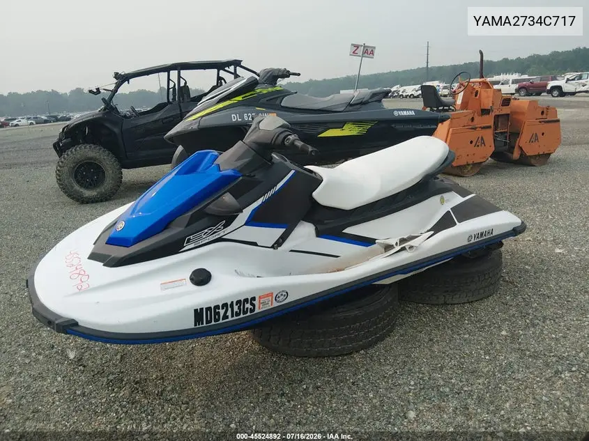 2017 Yamaha Other VIN: YAMA2734C717 Lot: 45524892