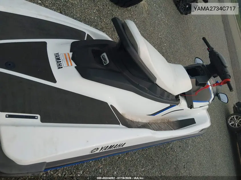 2017 Yamaha Other VIN: YAMA2734C717 Lot: 45524892