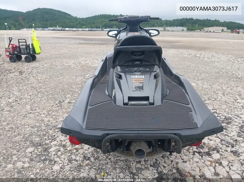 2017 Yamaha Waverunner VIN: 00000YAMA3073J617 Lot: 45603749