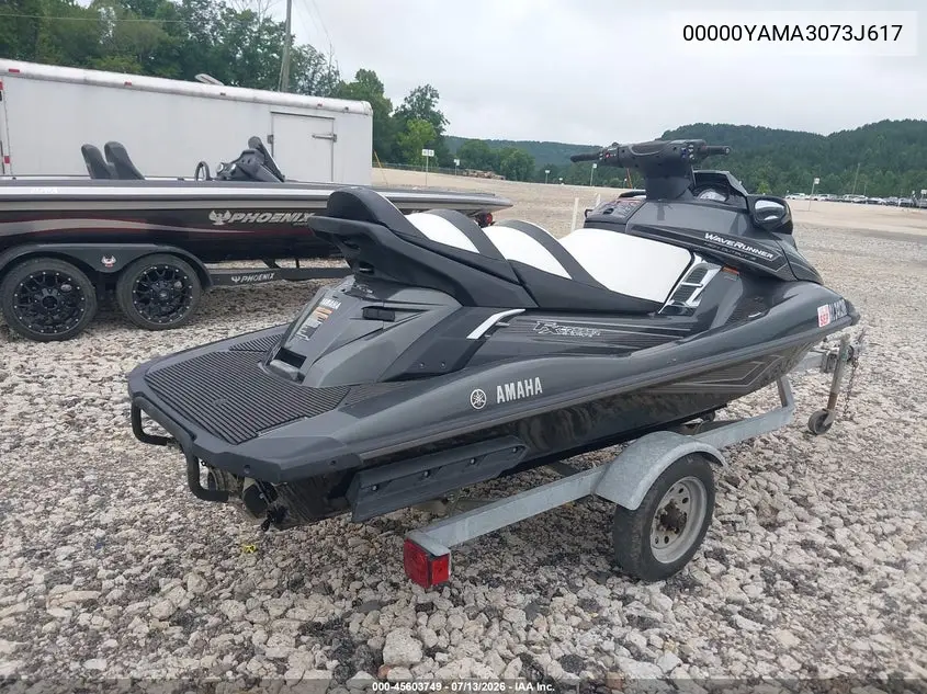 2017 Yamaha Waverunner VIN: 00000YAMA3073J617 Lot: 45603749