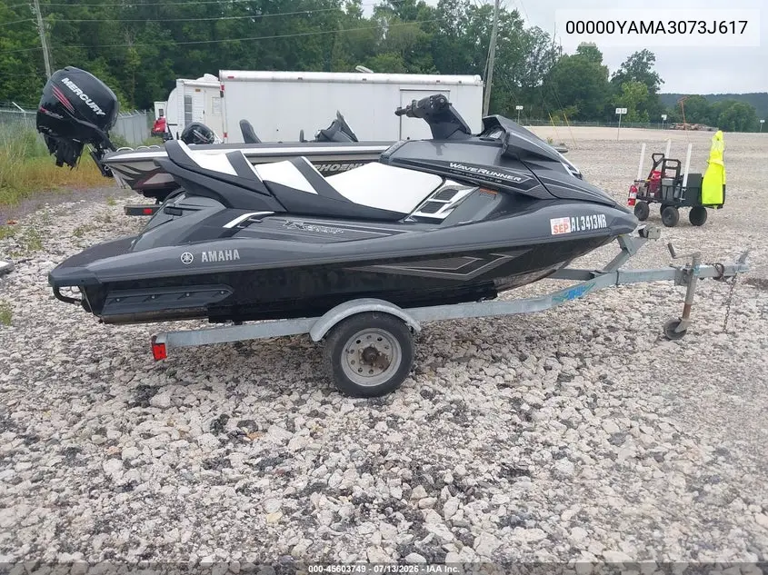 2017 Yamaha Waverunner VIN: 00000YAMA3073J617 Lot: 45603749