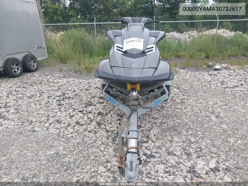 2017 Yamaha Waverunner VIN: 00000YAMA3073J617 Lot: 45603749