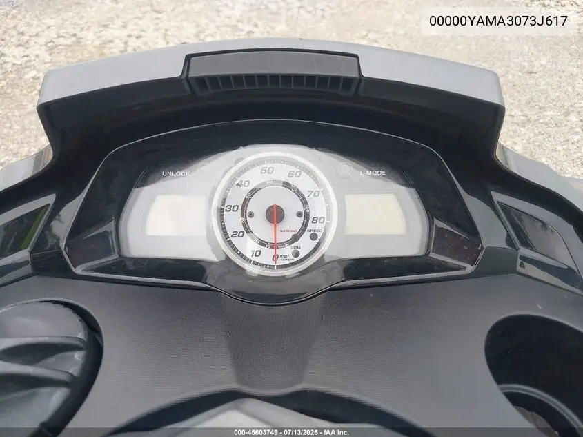 2017 Yamaha Waverunner VIN: 00000YAMA3073J617 Lot: 45603749