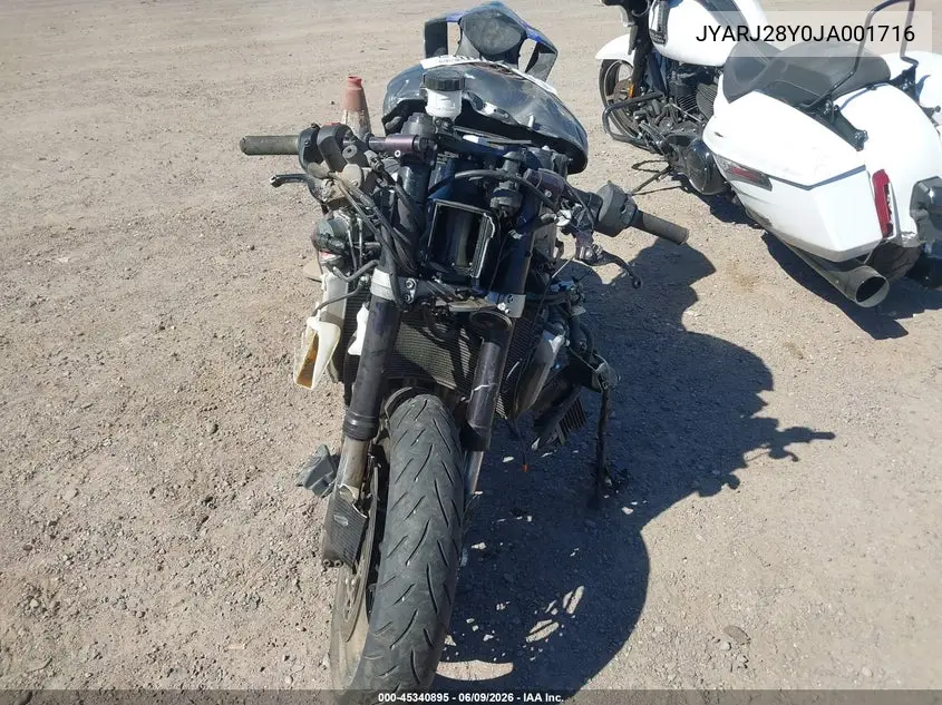 2018 Yamaha Yzfr6 C VIN: JYARJ28Y0JA001716 Lot: 45340895