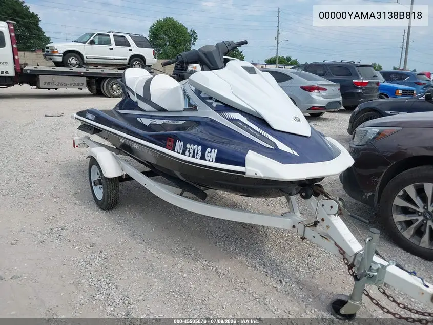 2018 Yamaha Unknown VIN: 00000YAMA3138B818 Lot: 45505076