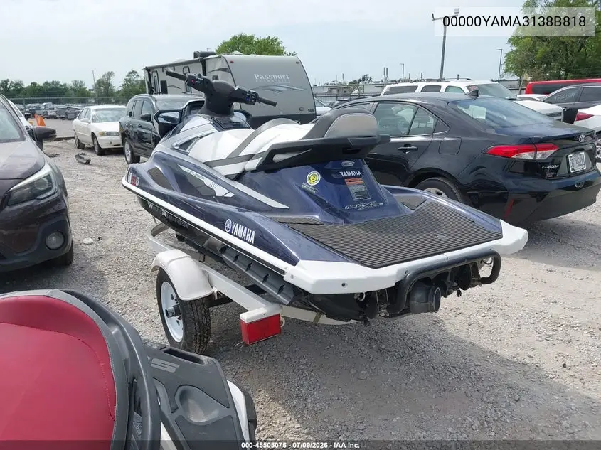 2018 Yamaha Unknown VIN: 00000YAMA3138B818 Lot: 45505076