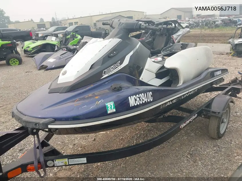2018 Yamaha Other VIN: YAMA0056J718 Lot: 45599798
