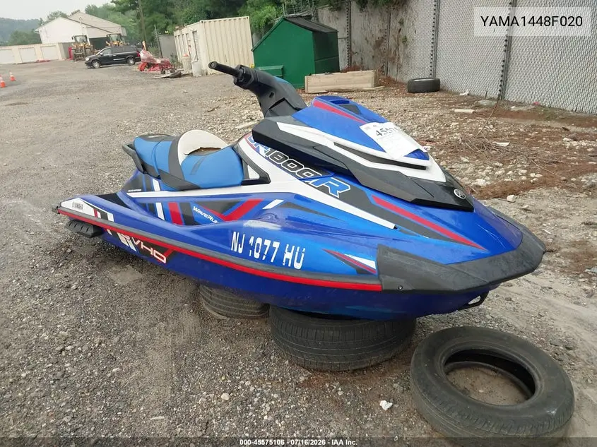 2020 Yamaha Gp1800 VIN: YAMA1448F020 Lot: 45575106