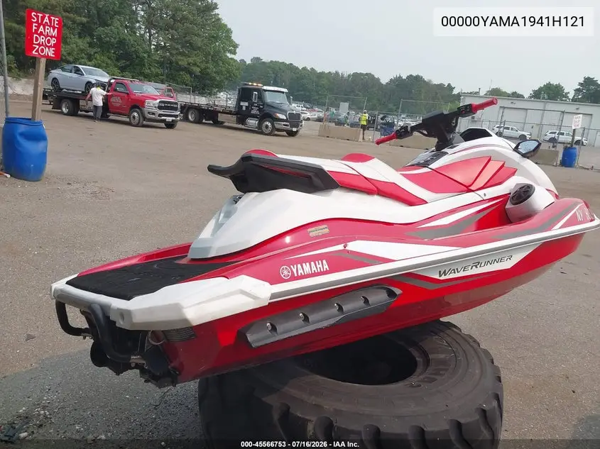 2021 Yamaha Gp1800 VIN: 00000YAMA1941H121 Lot: 45566753