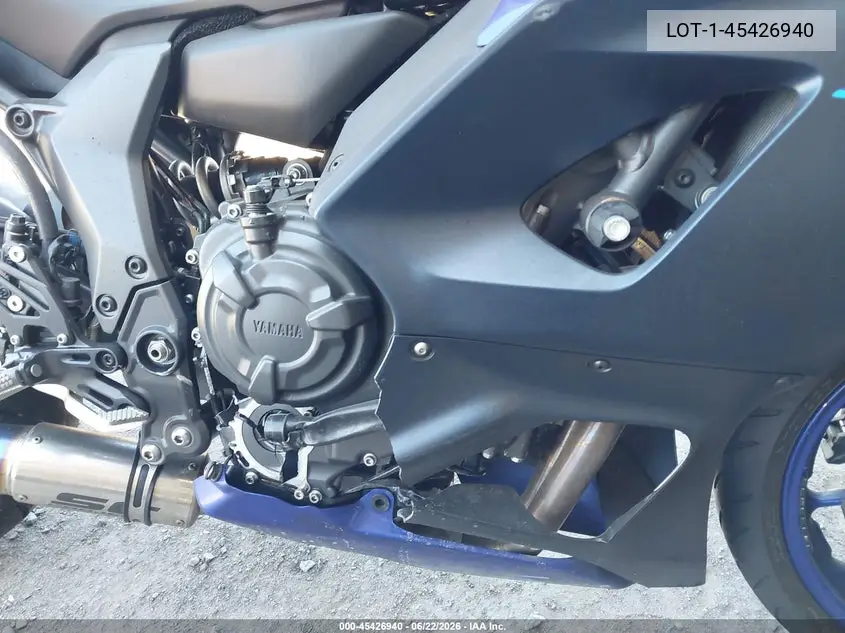 2022 Yamaha Yzfr7 VIN: JYARM38Y5NA000659 Lot: 45426940