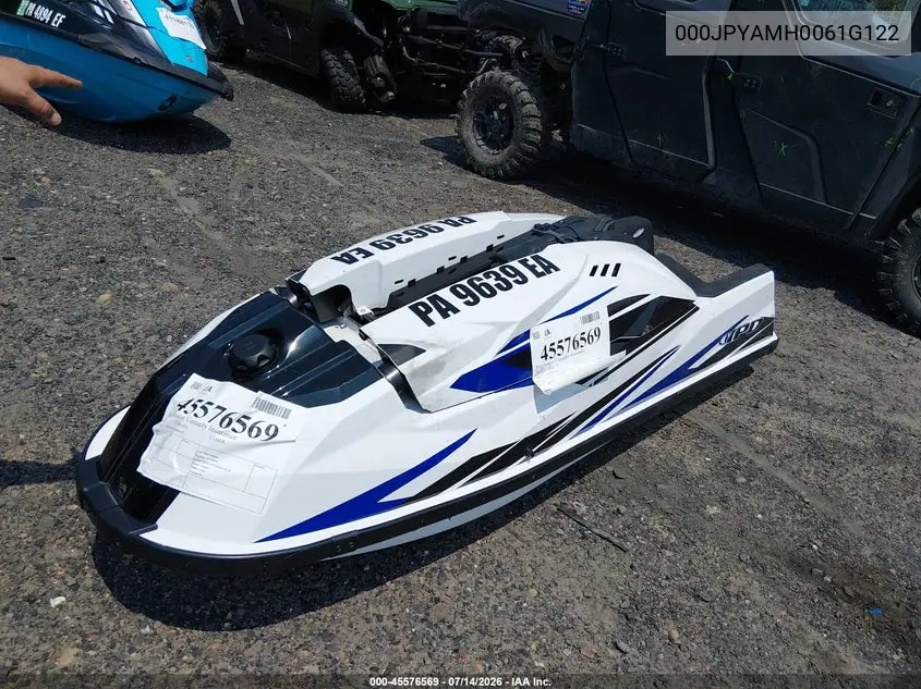 2022 Yamaha Other VIN: 000JPYAMH0061G122 Lot: 45576569