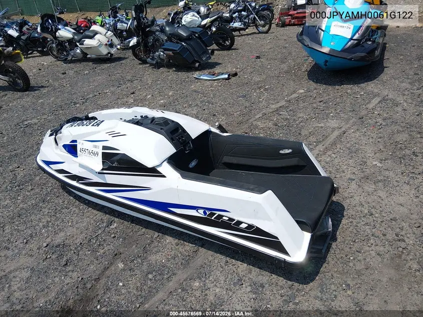 2022 Yamaha Other VIN: 000JPYAMH0061G122 Lot: 45576569