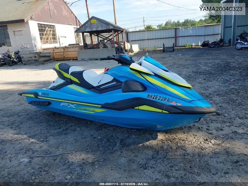 2023 Yamaha Fx Cruiser VIN: YAMA2004C323 Lot: 45581113