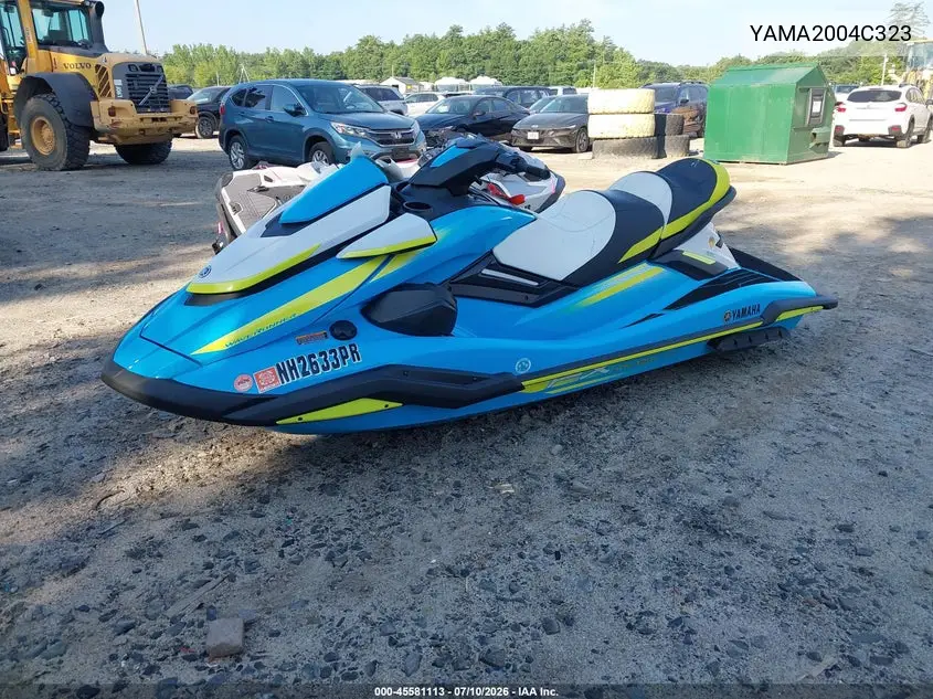 2023 Yamaha Fx Cruiser VIN: YAMA2004C323 Lot: 45581113