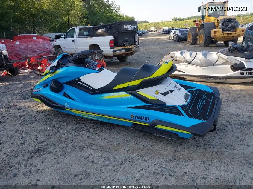 2023 Yamaha Fx Cruiser VIN: YAMA2004C323 Lot: 45581113
