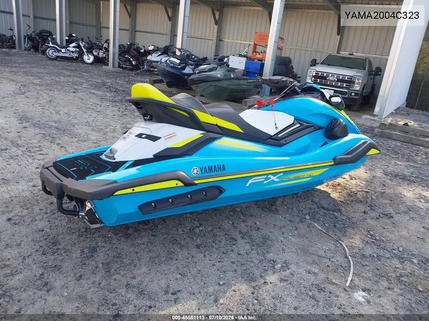 2023 Yamaha Fx Cruiser VIN: YAMA2004C323 Lot: 45581113