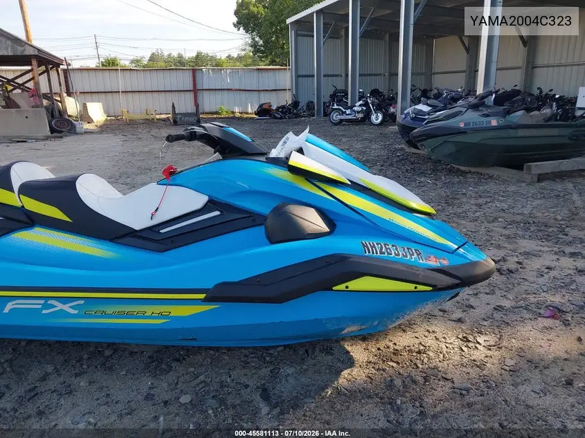 2023 Yamaha Fx Cruiser VIN: YAMA2004C323 Lot: 45581113
