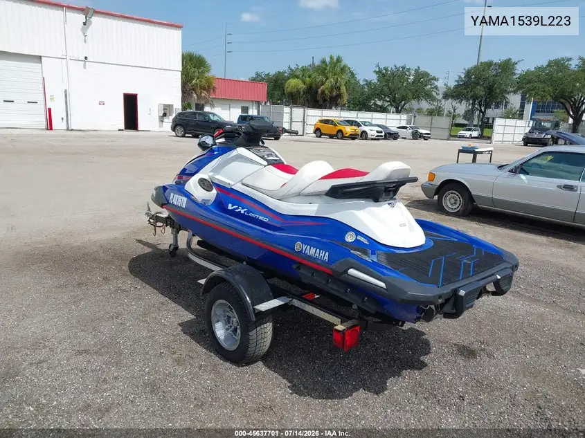 2023 Yamaha Vt Limited VIN: YAMA1539L223 Lot: 45637701