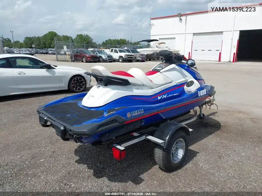 2023 Yamaha Vt Limited VIN: YAMA1539L223 Lot: 45637701