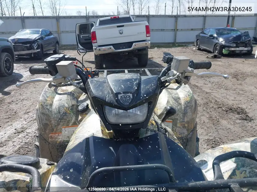 2024 Yamaha Yfm700 VIN: 5Y4AMH2W3RA306245 Lot: 12590690