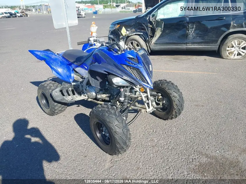 2024 Yamaha Yfm700 R VIN: 5Y4AML6W1RA300330 Lot: 12635444