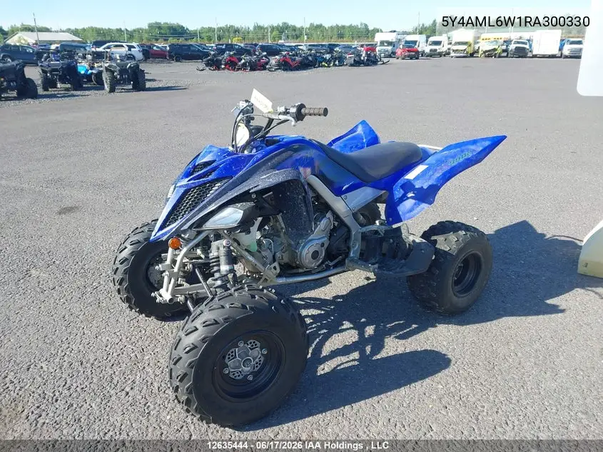 2024 Yamaha Yfm700 R VIN: 5Y4AML6W1RA300330 Lot: 12635444