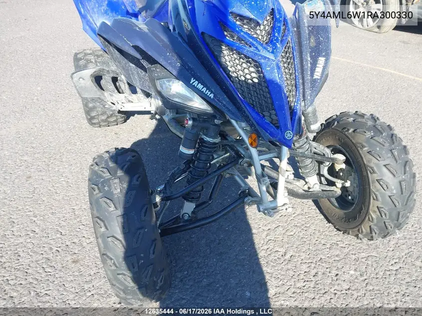 2024 Yamaha Yfm700 R VIN: 5Y4AML6W1RA300330 Lot: 12635444