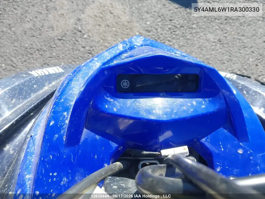 2024 Yamaha Yfm700 R VIN: 5Y4AML6W1RA300330 Lot: 12635444