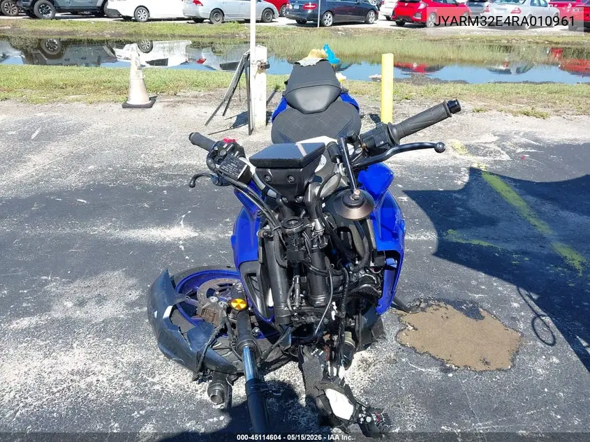 2024 Yamaha Mt07 VIN: JYARM32E4RA010961 Lot: 45114604