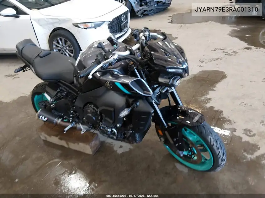 2024 Yamaha Mtn1000 VIN: JYARN79E3RA001310 Lot: 45415206