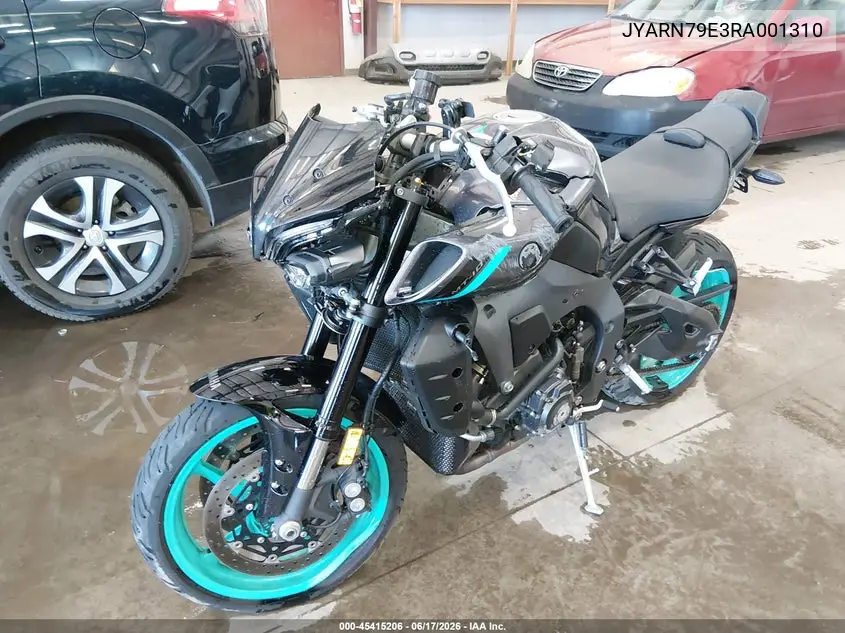 2024 Yamaha Mtn1000 VIN: JYARN79E3RA001310 Lot: 45415206