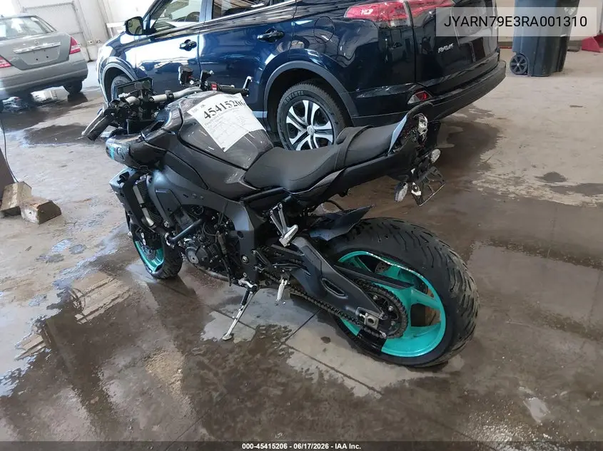 2024 Yamaha Mtn1000 VIN: JYARN79E3RA001310 Lot: 45415206