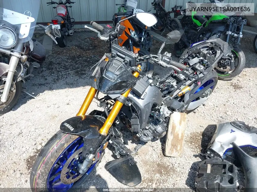 2025 Yamaha Mt09 Sp VIN: JYARN95E1SA001636 Lot: 44718071