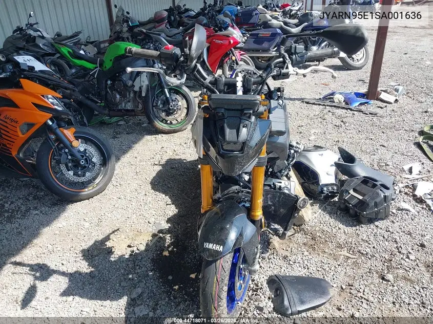 2025 Yamaha Mt09 Sp VIN: JYARN95E1SA001636 Lot: 44718071