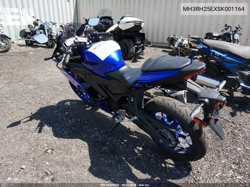 2025 Yamaha Yfz320 A VIN: MH3RH25EXSK001164 Lot: 45345559