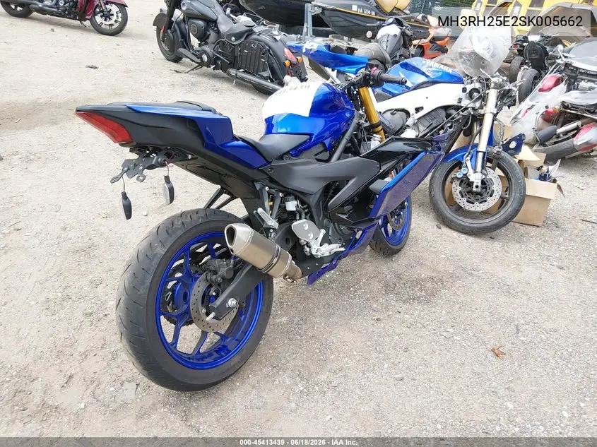 2025 Yamaha Yfz320 A VIN: MH3RH25E2SK005662 Lot: 45413439