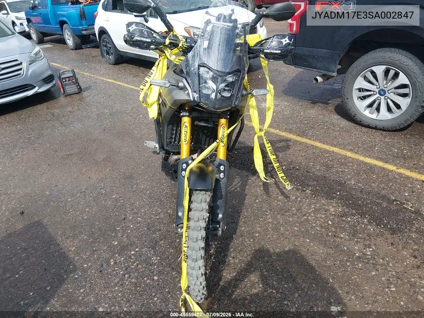 2025 Yamaha Xtz690 VIN: JYADM17E3SA002847 Lot: 45559402