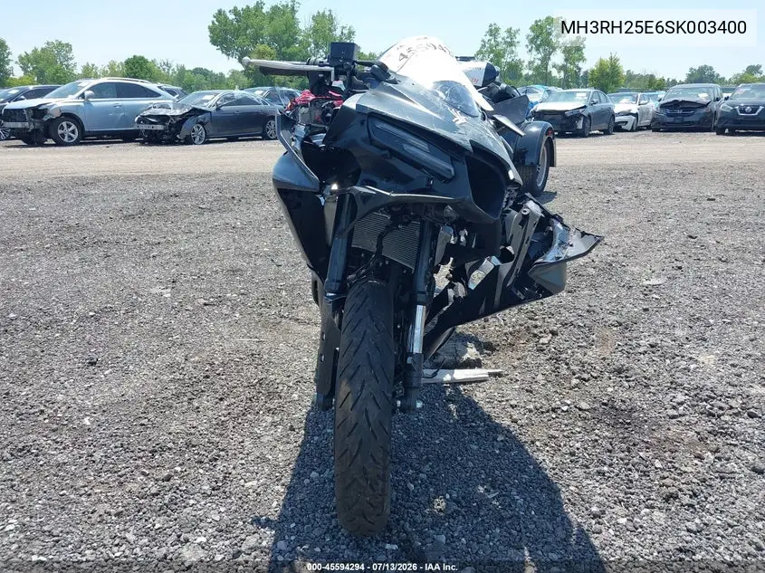 2025 Yamaha Yfz320 A VIN: MH3RH25E6SK003400 Lot: 45594294