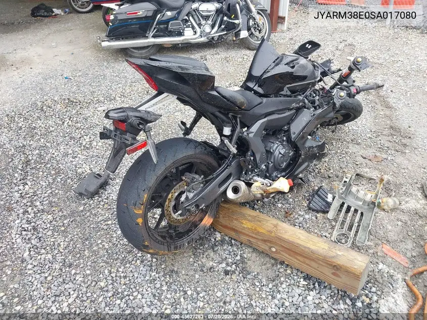 2025 Yamaha Yzf R7 VIN: JYARM38E0SA017080 Lot: 45627263